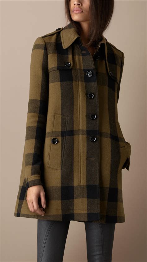 green burberry plaid jacket|burberry plaid jacket women.